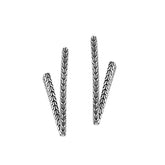 AE-1179-S Sterling Silver Earring With Plain Silver Jewelry Bali Designs Inc